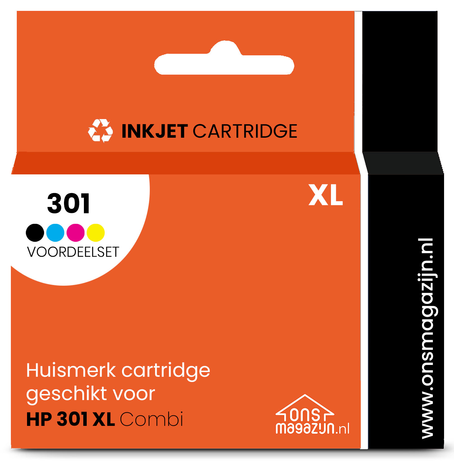 Huismerk Voordeelset HP 301 XL zwart + kleur Top Merken Winkel